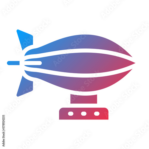 Vector Design Zeppelin Icon Style