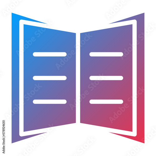 Free Download Vector Design Open Book Icon Style - GFXLoad
