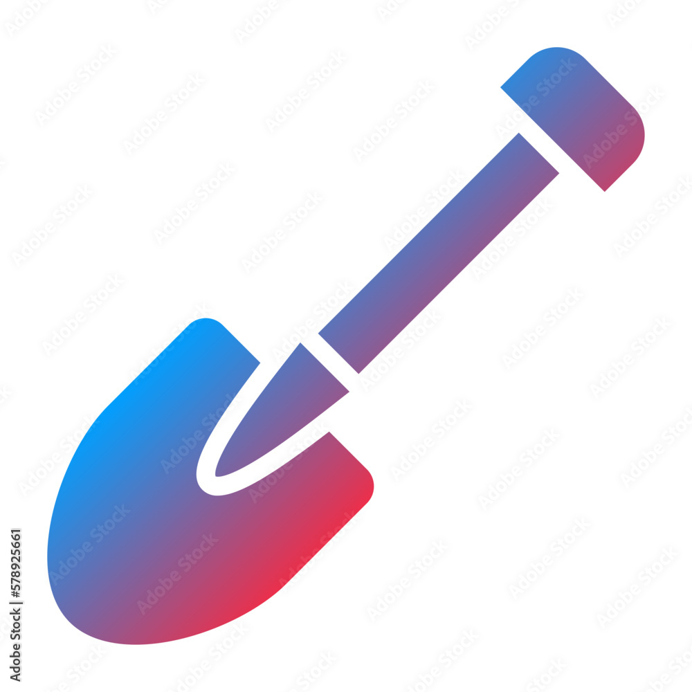 Vector Design Shovel Icon Style Vector Design Shovel Icon Style