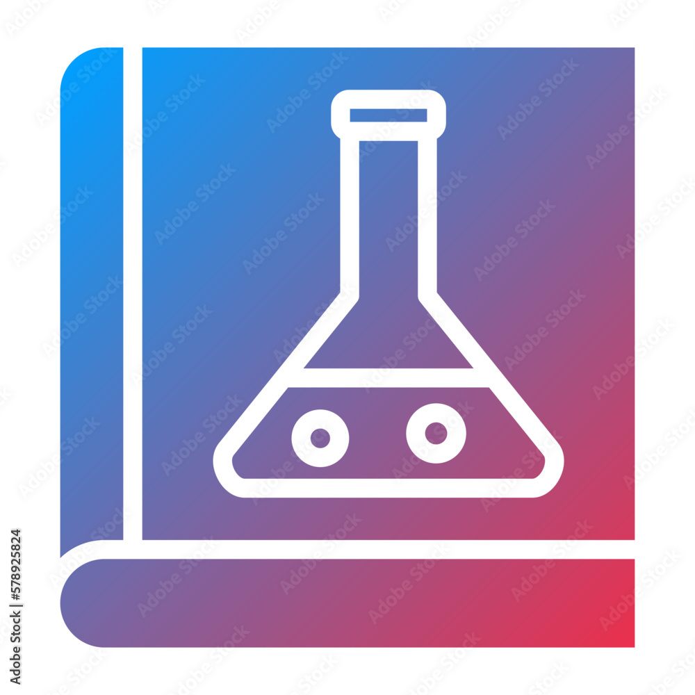Vector Design Chemistry Book Icon Style Vector Design Chemistry Book Icon Style