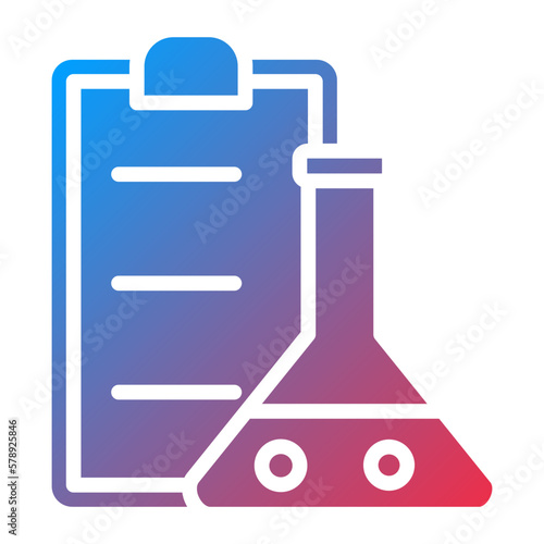 Vector Design Lab Report Icon Style