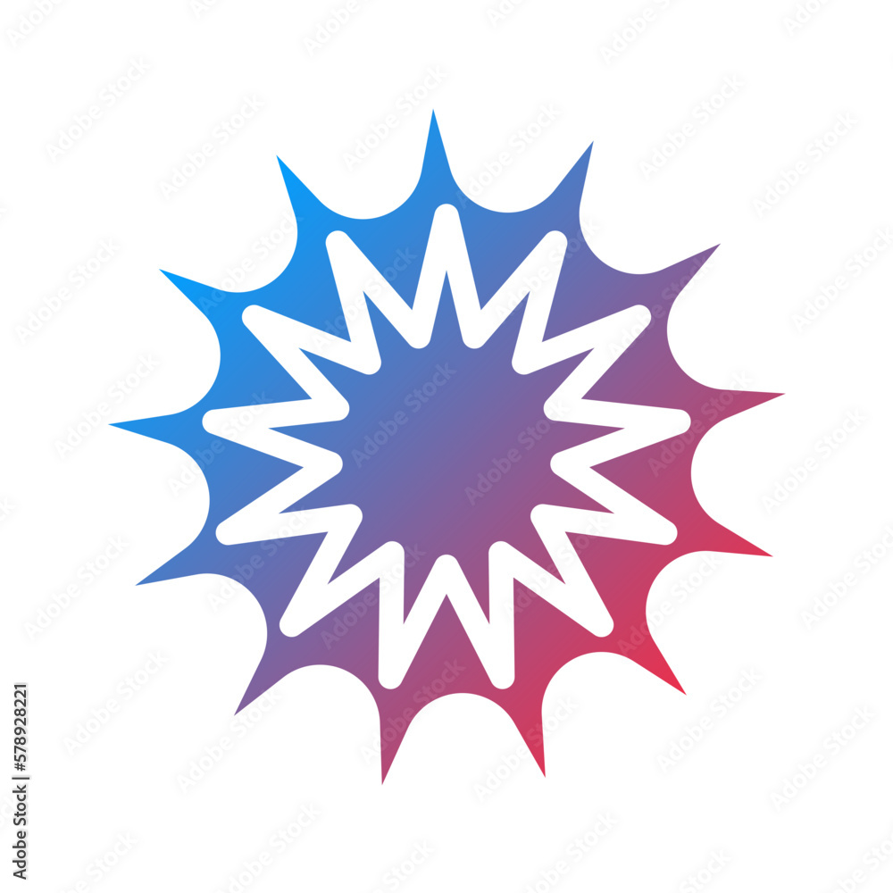 Vector Design Explosion Icon Style Vector Design Explosion Icon Style