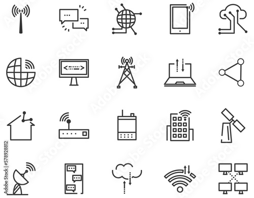 Telecom wireless communication icon. Global connection graphic symbol vector illustrator.