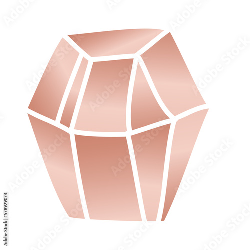 Geometric crystal flat Shape