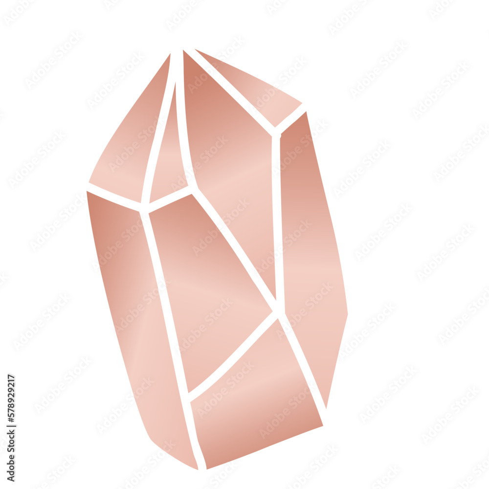Geometric crystal flat Shape Geometric crystal flat Shape