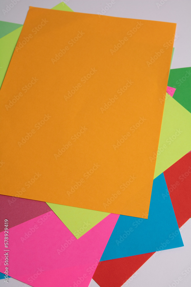 photo multi-colored sheets of paper photo multi-colored sheets of paper