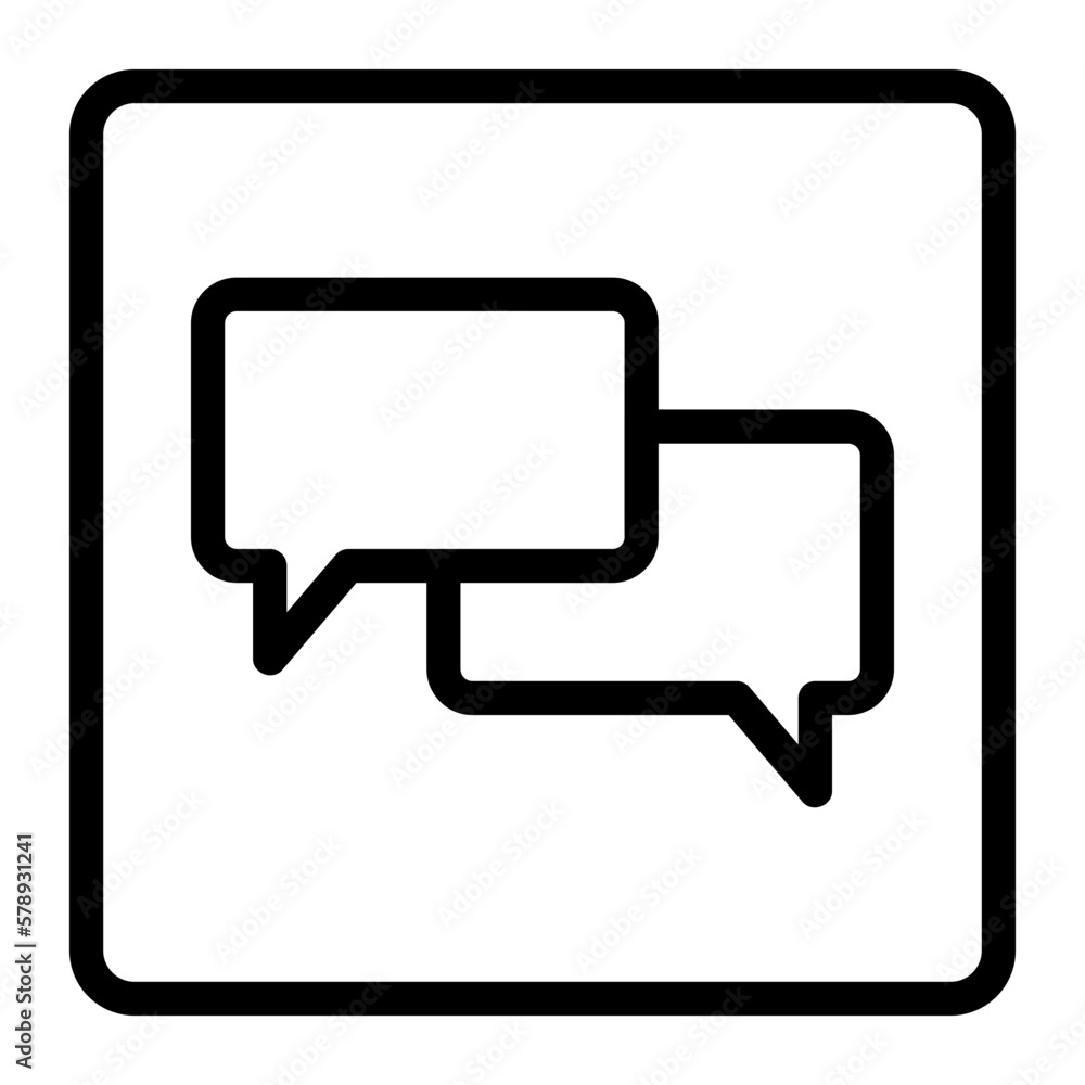 chat line icon chat line icon