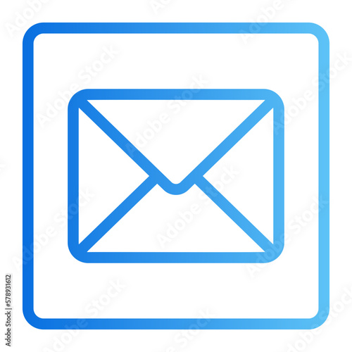 Free Download email gradient icon - GFXLoad