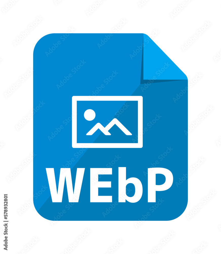 File formats vector icon illustration | WEbP File formats vector icon illustration | WEbP