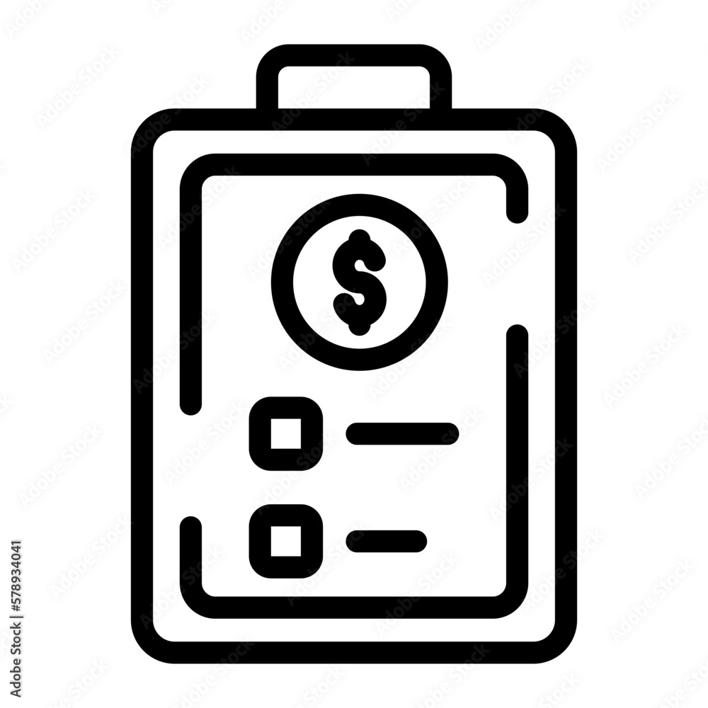 checklist line icon checklist line icon