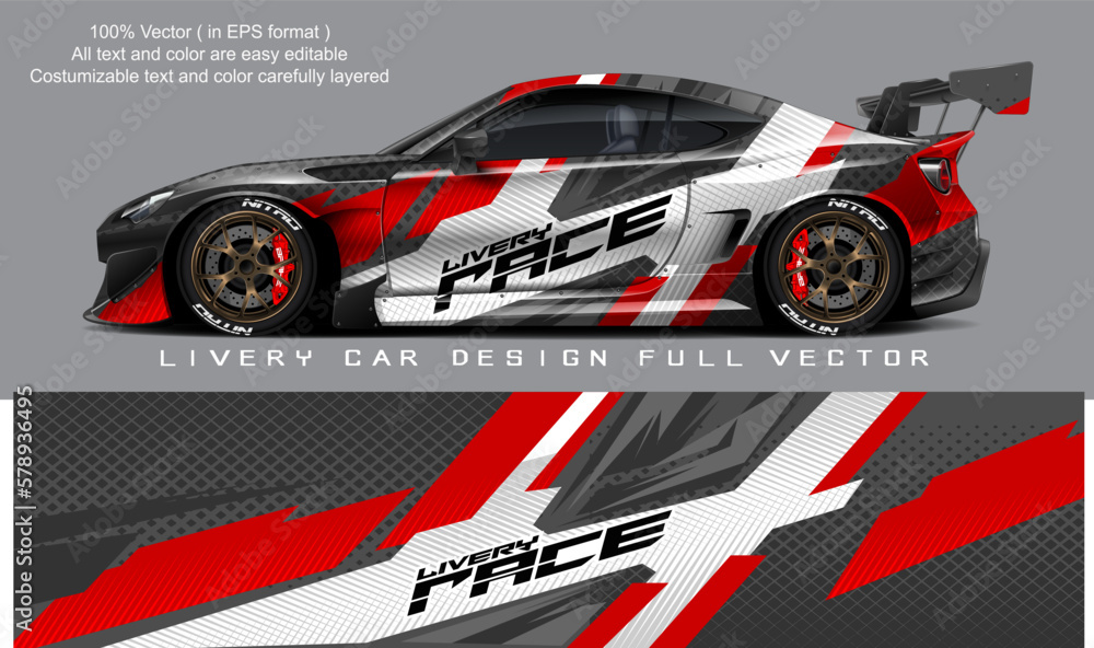 car livery graphic vector. abstract grunge background design for vehicle vinyl wrap and car branding car livery graphic vector. abstract grunge background design for vehicle vinyl wrap and car branding