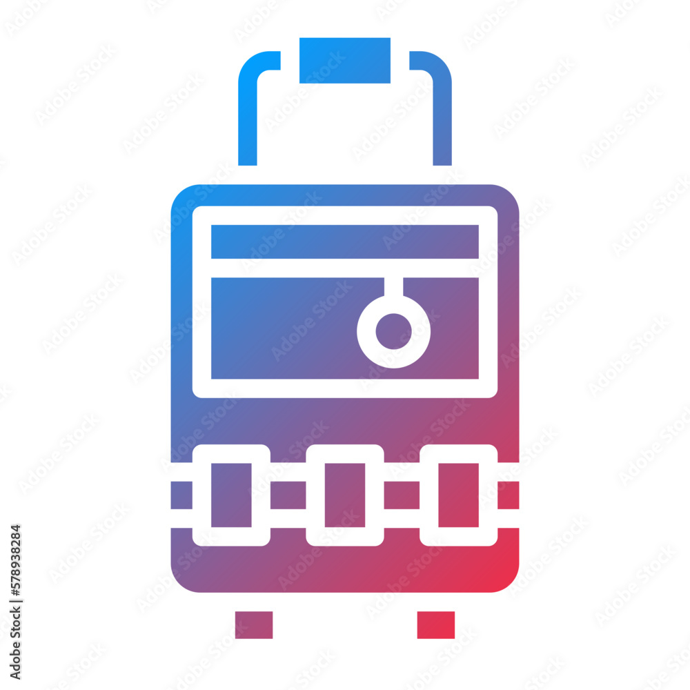 Vector Design Luggage Icon Style Vector Design Luggage Icon Style