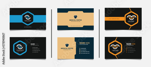 Creative and modern business card template design