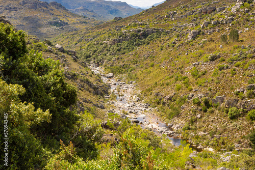 Fotografija Landscape in the Bain's Kloof, Western Cape of South Africa