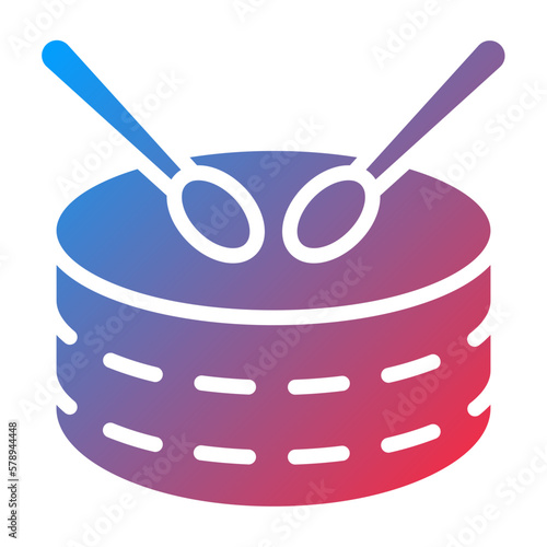 Vector Design Drum Icon Style