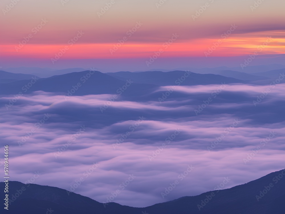 photo of sunset clouds mountains macedonia