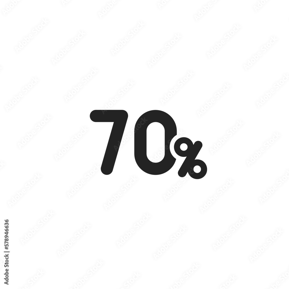 70% - Pictogram (icon) 70% - Pictogram (icon)