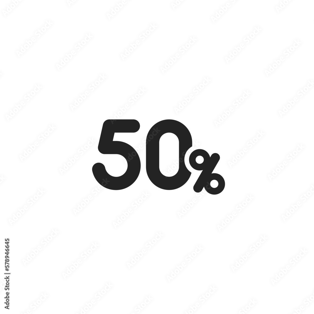 50% - Pictogram (icon) 50% - Pictogram (icon)