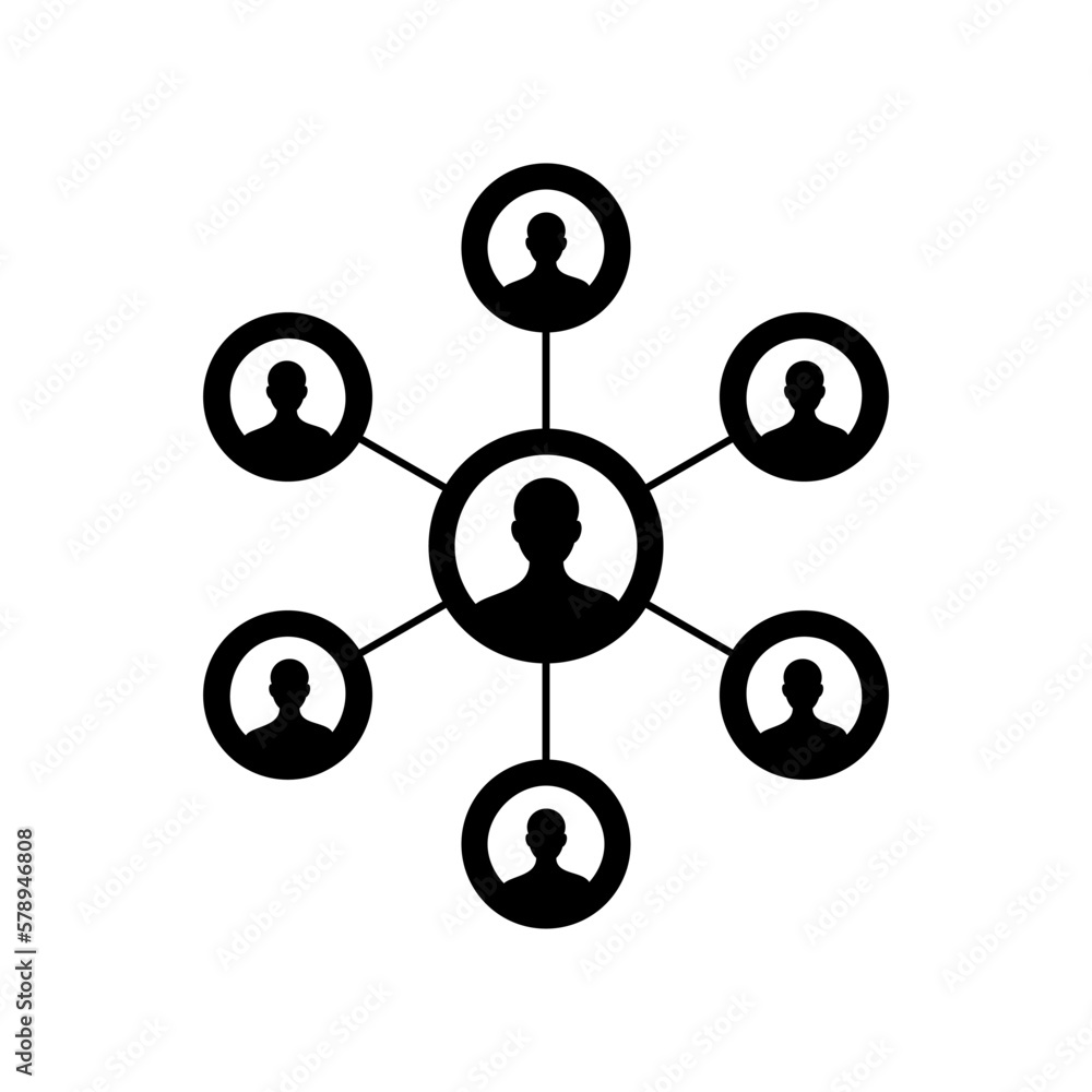 Black teamwork or collaboration icon isolated on white background Black teamwork or collaboration icon isolated on white background