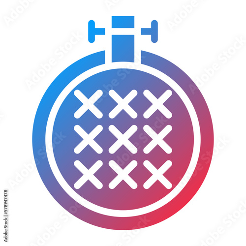 Vector Design Cross Stitch Icon Style