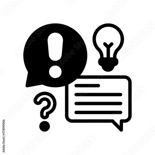 Consulting icon in vector. Logotype