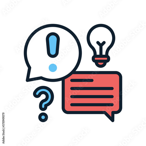 Consulting icon in vector. Logotype