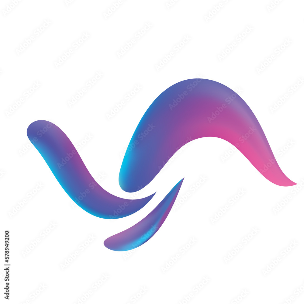 Trendy element Fluid Modern Gradient element design, transparent shape element Trendy element Fluid Modern Gradient element design, transparent shape element
