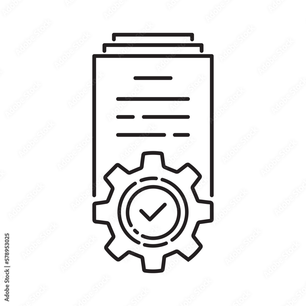 thin line doc like operational documentation. flat lineart style trend modern logotype graphic stroke art design isolated on white. concept of linear content symbol or extract info or paper work flow thin line doc like operational documentation. flat lineart style trend modern logotype graphic stroke art design isolated on white. concept of linear content symbol or extract info or paper work flow
