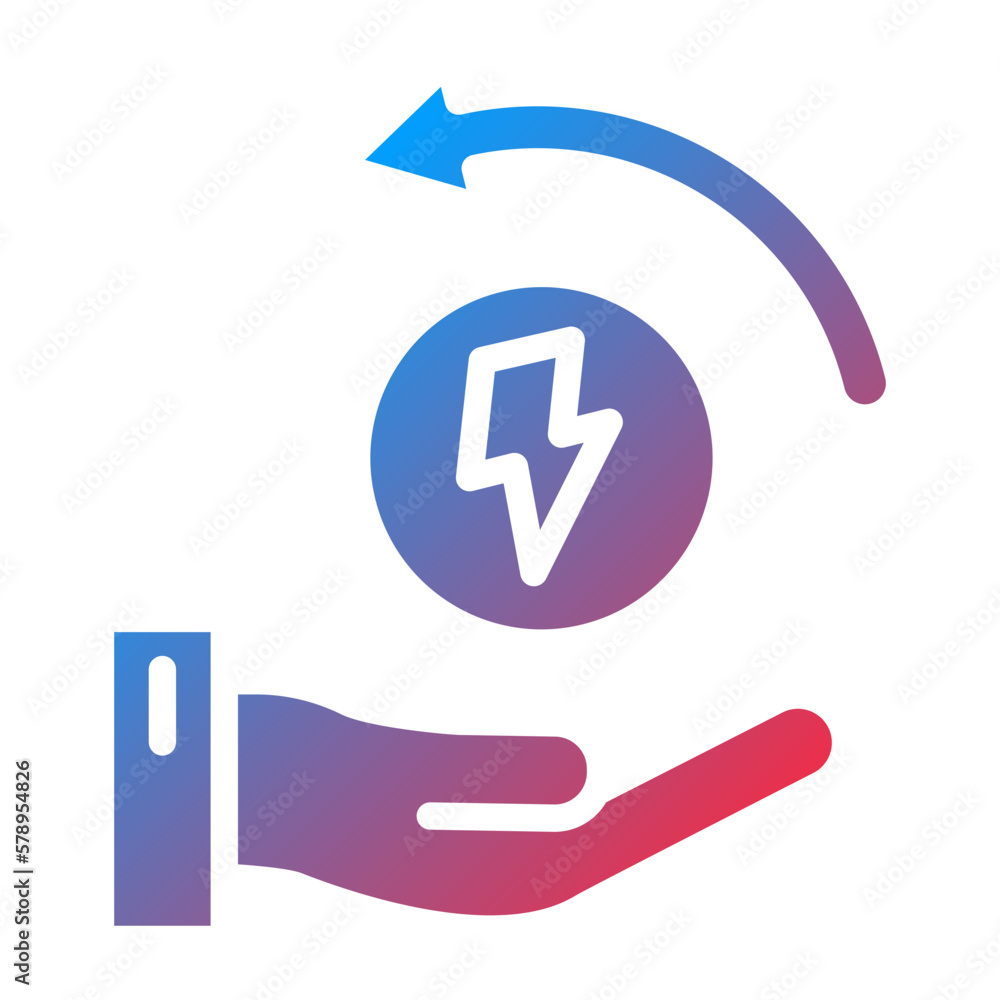 Vector Design Energy Saving Icon Style Vector Design Energy Saving Icon Style