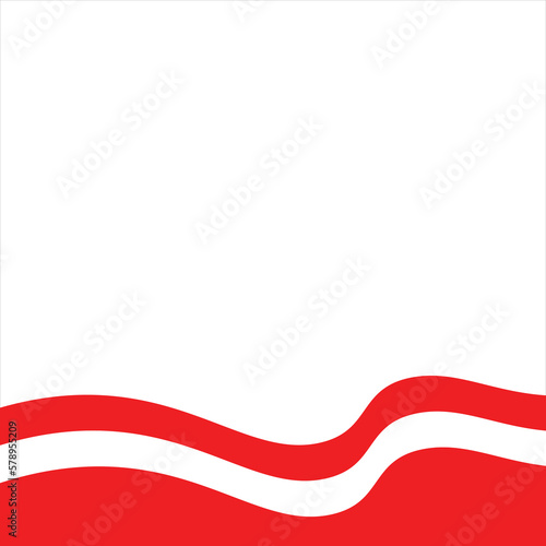 Indonesia Flag Border