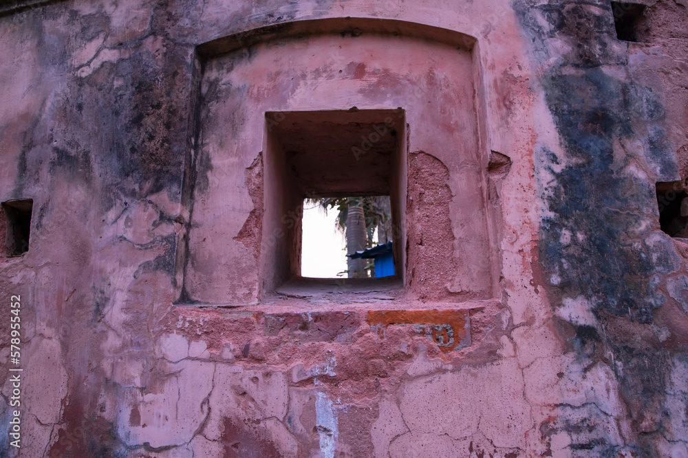 Historical idrakpur fort wall texture background Munshigonj-Bangladesh Historical idrakpur fort wall texture background Munshigonj-Bangladesh