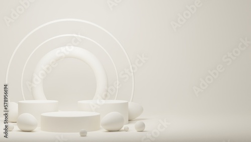 Photography Happy easter product display stand