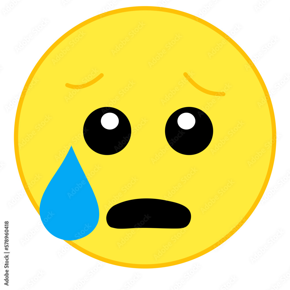 Fototapeta premium Emoji yellow, emoticon yellow, cartoon yellow face