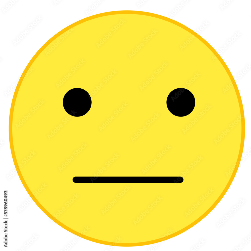 Fototapeta premium Emoji yellow, emoticon yellow, cartoon yellow face