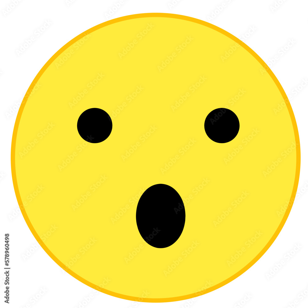 Fototapeta premium Emoji yellow, emoticon yellow, cartoon yellow face