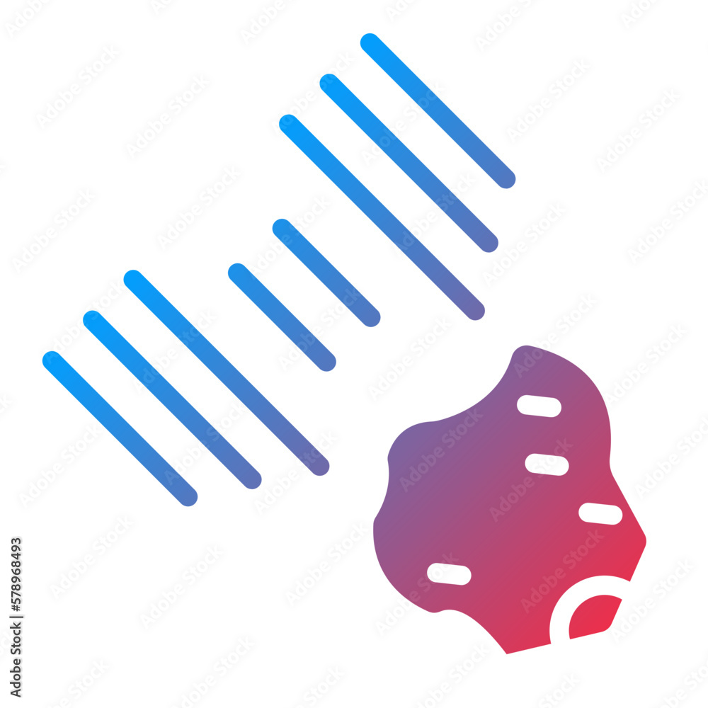 Obraz premium Vector Design Meteorites Icon Style