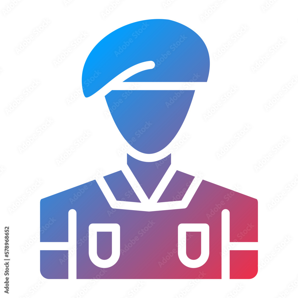 Vector Design Army Soldier Icon Style Vector Design Army Soldier Icon Style