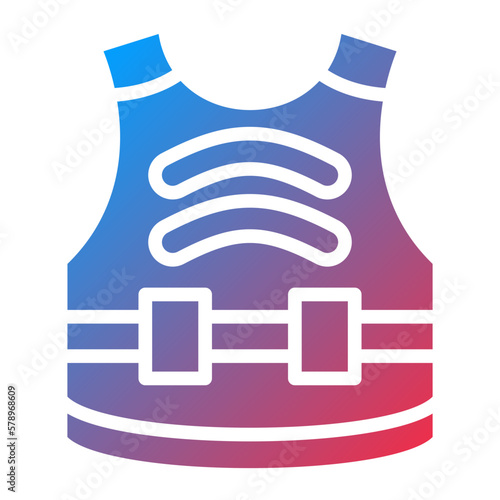 Vector Design Bulletproof Vest Icon Style