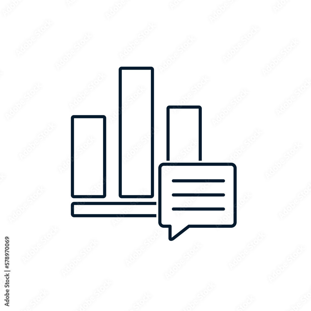 Concept diagram of a business process with comments. Vector icon isolated on white background. Concept diagram of a business process with comments. Vector icon isolated on white background.