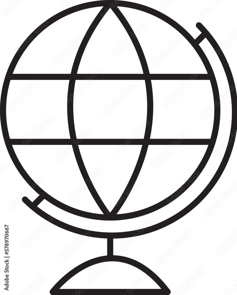 Obraz premium globe icon