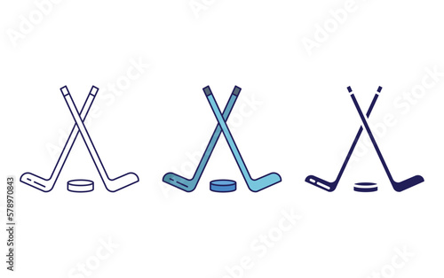 Ice Hokey vector icon