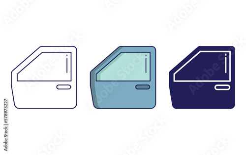 car Door vector icon