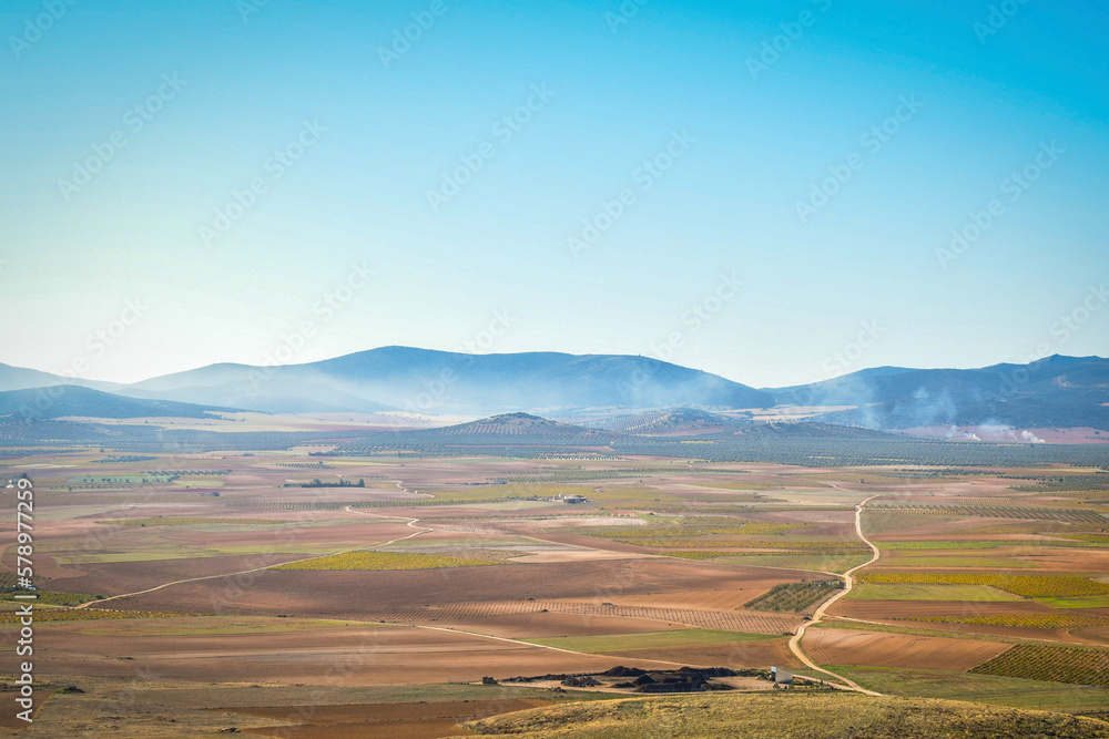 Fototapeta premium landscape with mountains