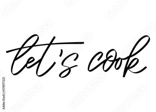 Bon appetit hand drawn qoute. Lettering typography poster. Calligraphy coocking isolated on white background. Vector illustration