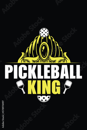 pickleball king t shirt design