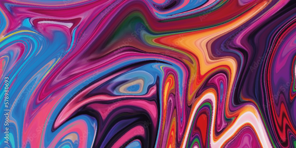 Abstract background. Abstract colorful background with waves. Abstract liquid background . Liquid colorful and paint background. Abstract background For creative design wallpaper .