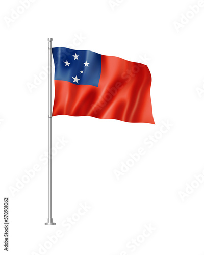 Free Download Samoa flag isolated on white - GFXLoad