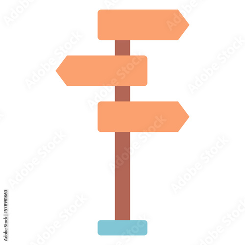 directional sign icon © agus