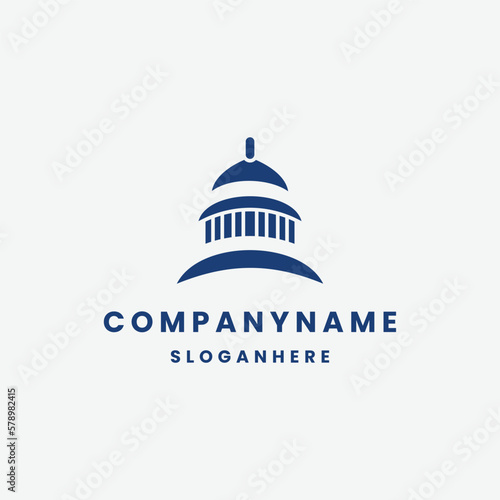 Wallpaper Mural Capitol logo template vector illustration design Torontodigital.ca