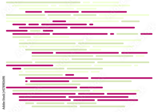 Code on screen vector illustration, flat cartoon coding lines simulation